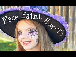 easy pretty spiderweb face paint you