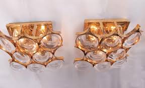 Palwa Wall Sconces In Gold Plated Brass
