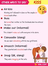 20 synonyms for kiss with exles