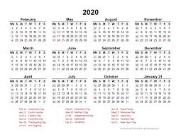 2020 Accounting Period Calendar 4 4 5 Free Printable Templates