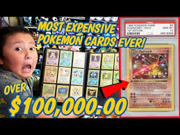You could be sitting on a fortune! The Most Expensive Pokemon Cards Ever Over 100 000 Collection Of Rare Vintage Base Set Cards Youtube