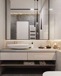bathroom mirror trend in real interiors