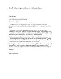 sample of scholarship commitment letter  University Scholarship Application  Letter jpg