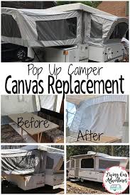 Getting your camper canvas back to its pristine state doesn't have to be complicated, however. Replacing Your Canvas On Your Pop Up Camper Is Actually Quite Simple It Just Takes Some Planning And Time Cam Pop Up Camper Pop Up Tent Trailer Popup Camper