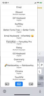 The 10 Best Iphone Keyboard Apps Fancy Fonts Themes Gifs