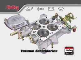 Holley Carburetor Vacuum Secondary Spring Adjustment Overview Tutorial