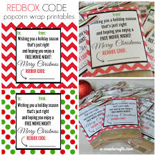 redbox code popcorn wrappers u create