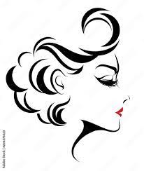 beautiful women logo women face makeup