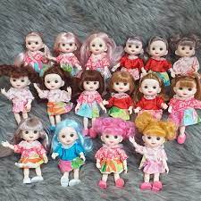 Búp Bê Xiya Barbie Dressup Doll 12 Khớp 15 cm - BJD 1/8 Mắt 3D Nude Mini  Dolls 2020 - Búp bê