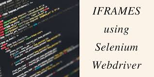 working with selenium webdriver iframes