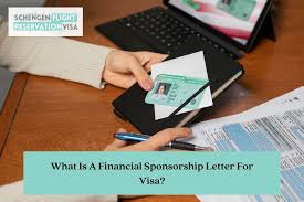 financial sponsorship letter for visa