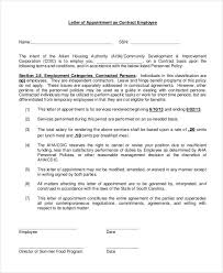 employee appointment letter templates