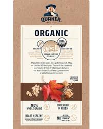 organic instant oatmeal maple and
