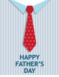 This card template is free and has a cute illustration design that is simple and perfect for fathers. Tie Father S Day Card Quarter Fold