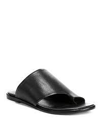 Womens Edris Leather Slide Sandals