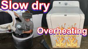 Maytag bravos overheating Drying Slow? Easy step-by-step Lint Clean Up how  to Guide quiet series 300 - YouTube