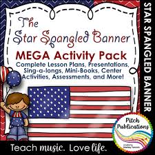 star spangled banner mega activity pack