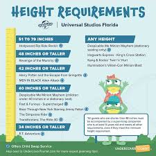 height requirements at universal orlando