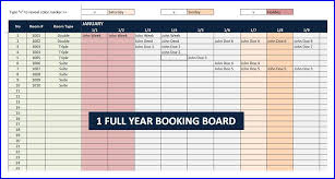 Blank templates xls files for 2016 and 2017. Booking And Reservation Calendar The Spreadsheet Page