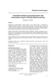 The problem and solution essay topics you find online have been used over and over again by most students. Pdf Correlation Between Group Discussion And Examination Result In Problem Based Learning
