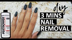 safely remove artificial nails without