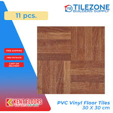 11 pcs kent pvc vinyl floor tiles 6208