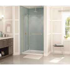 Brushed Nickel Shower Door