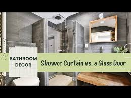 Shower Curtain Vs A Glass Door