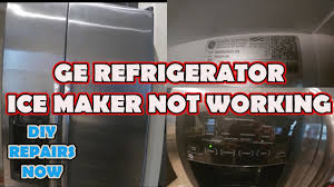 Some ge refrigerator models manufactured before march of 2008 require the ice maker and the main control board to be replaced to prevent further issues. How To Fix Ge Refrigerator Ice Maker Not Working Cheaper Alternative To Oem Replacing Ice Maker Youtube