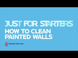 How To Clean Painted Walls Sherwin
