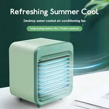Hey, and let's not forget that you might also want to have some heating. Mini Portable Air Conditioner Humidifier Purifier Desktop Cooling Fan Air Cooler Fan For Camping Outdoor Activities Home Decor Decorative Fans Aliexpress