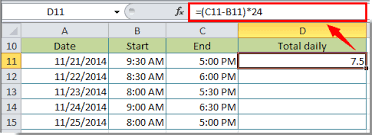 how to count or calculate hours worked