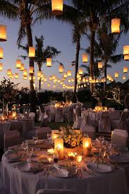 But, thinking of unique wedding reception ideas that are both entertaining and memorable isn't as easy as it sounds. Great Decor Options To Light Up Your Nighttime Outdoor Wedding Lajolla Com