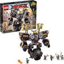 Amazon.com: LEGO Ninjago Movie Quake Mech 70632 : Toys & Games