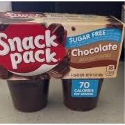 snack pack pudding sugar free