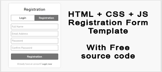 registration form template free