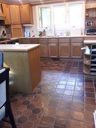 carpet tile in the kitchen