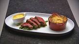 chateaubriand with bearnaise sauce with chateau potatoes