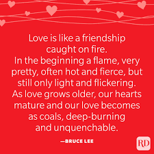 This hand of mine is burning red! 70 Love Quotes True Love Quotes To Express Your Deepest Emotions