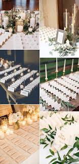 15 Simple And Elegant Wedding Escort Table Decoration Ideas