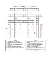 chapter 1 crossword puzzle