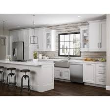 White shaker cabinets are the epitome of classic taste in the kitchen design. White Shaker Kitchen Cabinets Kitchen The Home Depot