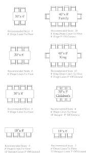 Astounding Rectangle Table Dimensions Size Seating Chart