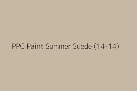 Ppg Paint Summer Suede 14 14 Color