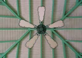 ceiling fan blades spin in spring