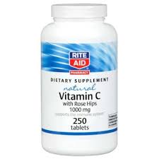 Is it safe to take 1000 mg of vitamin c? Rite Aid Natural Vitamin C With Rose Hips 1000mg 250 Tablets Rite Aid