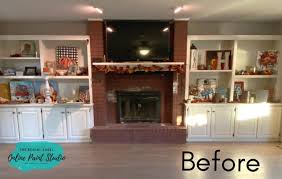 Built Ins Tv Wall Makeover