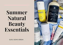 natural summer makeup hair and