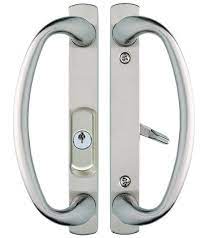 Offset Key Locking Sliding Door Handle