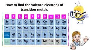 valence electrons of transition metals